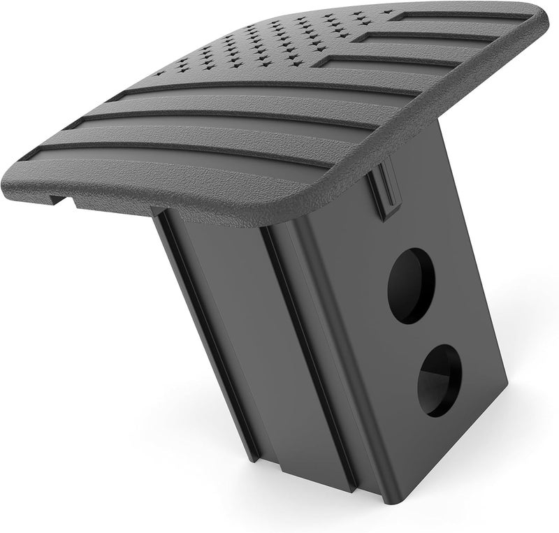 eVerHITCH 2" American Black Flag Trailer Hitch Cover Plug for 2 Inch Hitch Receivers - Image 2